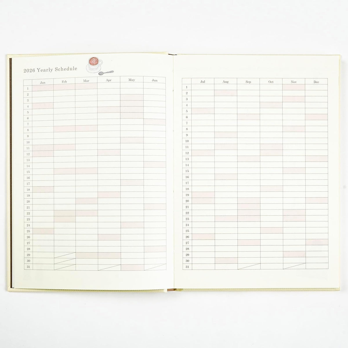 2026 Hardcover Planner | B6