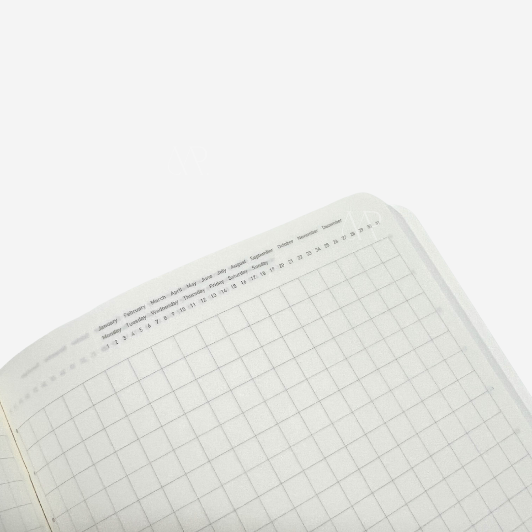 Stalogy Editors Series 365 Days Notebook | Cacao Brown | A5