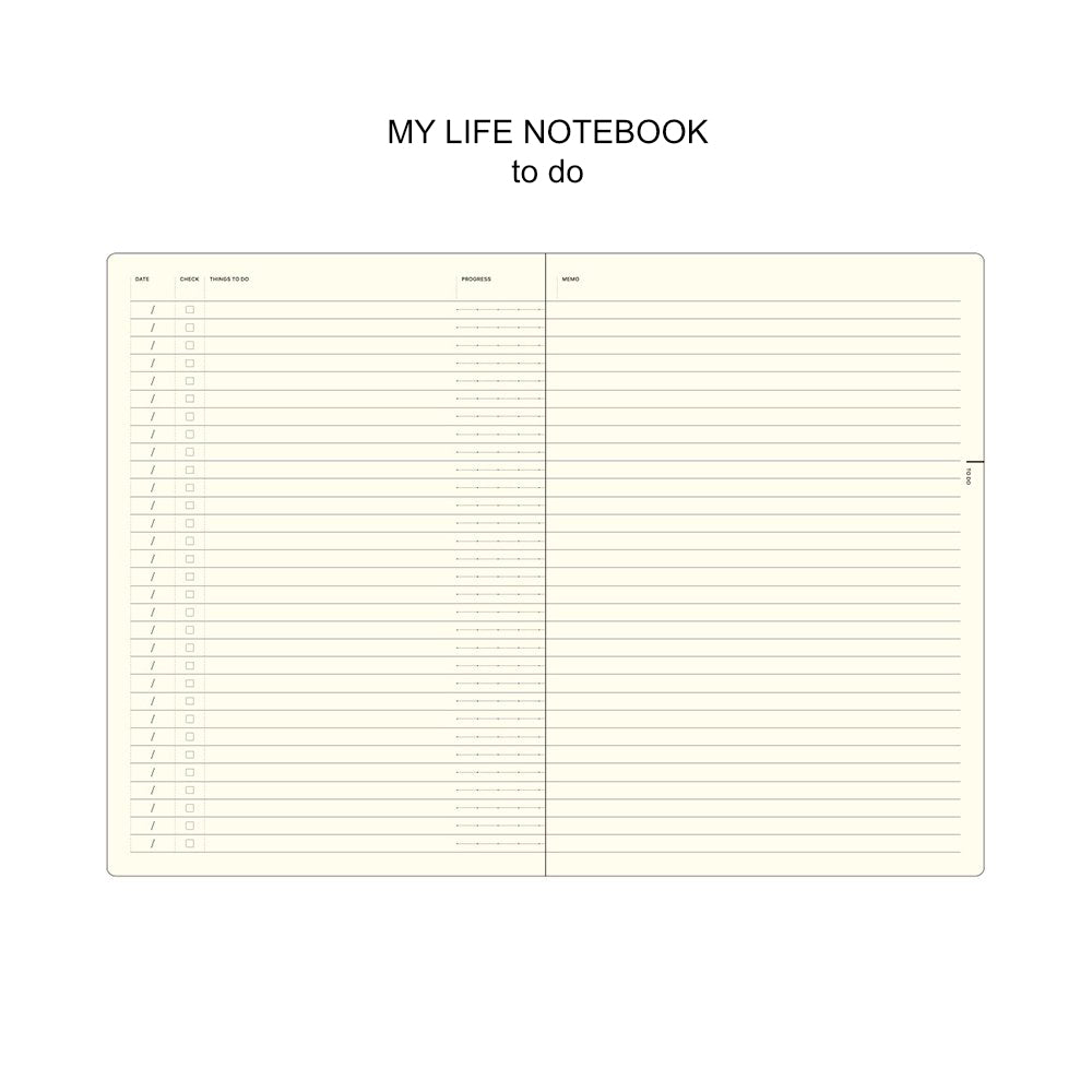 Laconic Style To Do Notebook