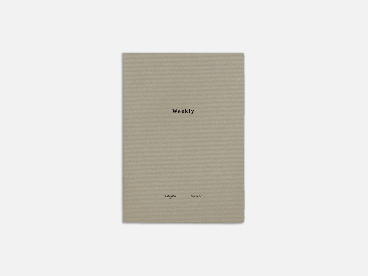 Laconic Style Weekly Notebook