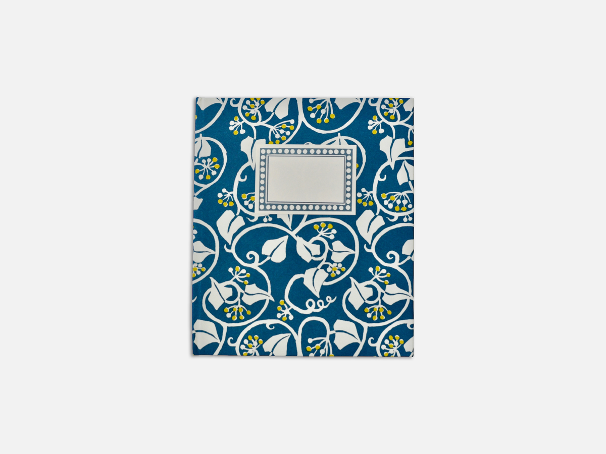 Large Hardback Notebook | Ivy Deep Marine Blue