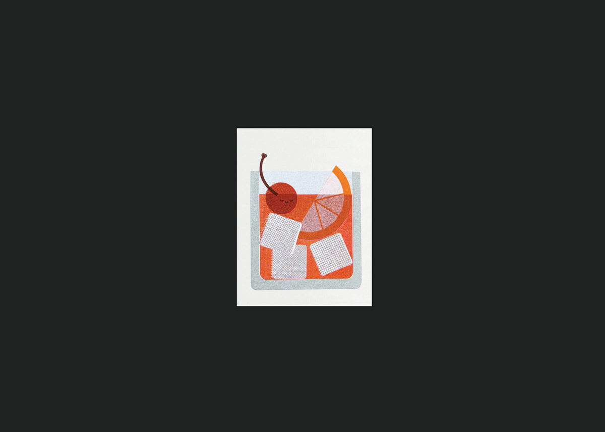 Old Fashioned Mini Card