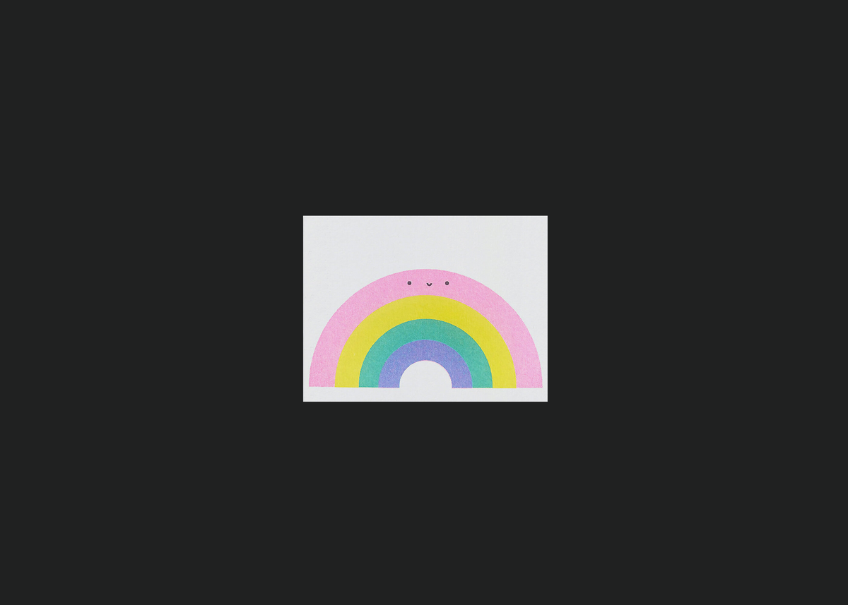 Rainbow Mini Card