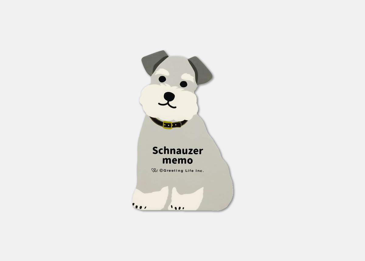 Schnauzer Memo Pad