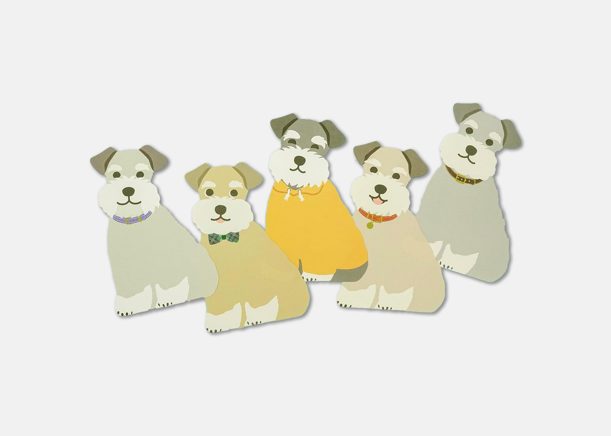 Schnauzer Memo Pad