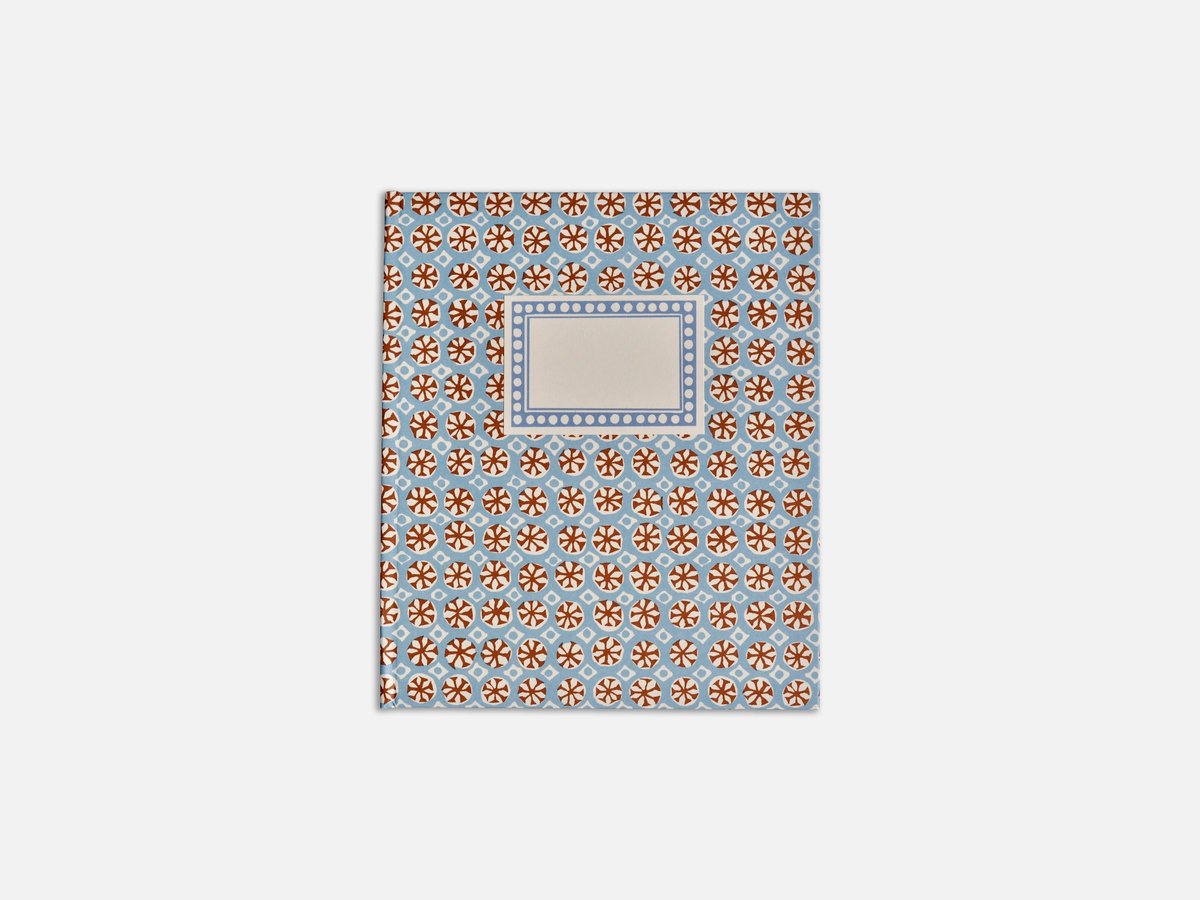 Large Hardback Notebook | Sea Urchin Sky & Cocoa