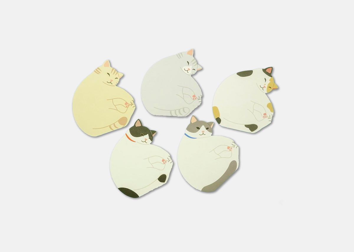 Sleeping Cat Memo Pad