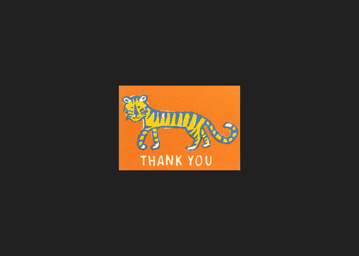 Small Card | Thank You Little Tiger